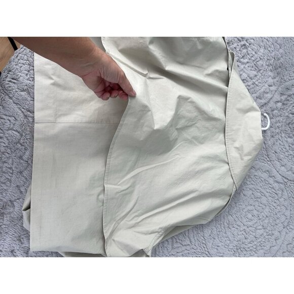 AE77 Trench Coat Cropped Utility Bone Khaki Women's Size XL, NWT - Picture 15 of 16